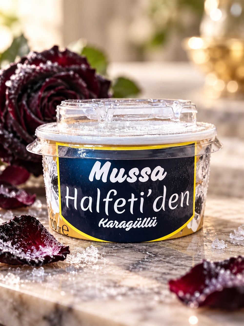 MUSSA Karagüllü Dondurma kapaklı ambalaj
